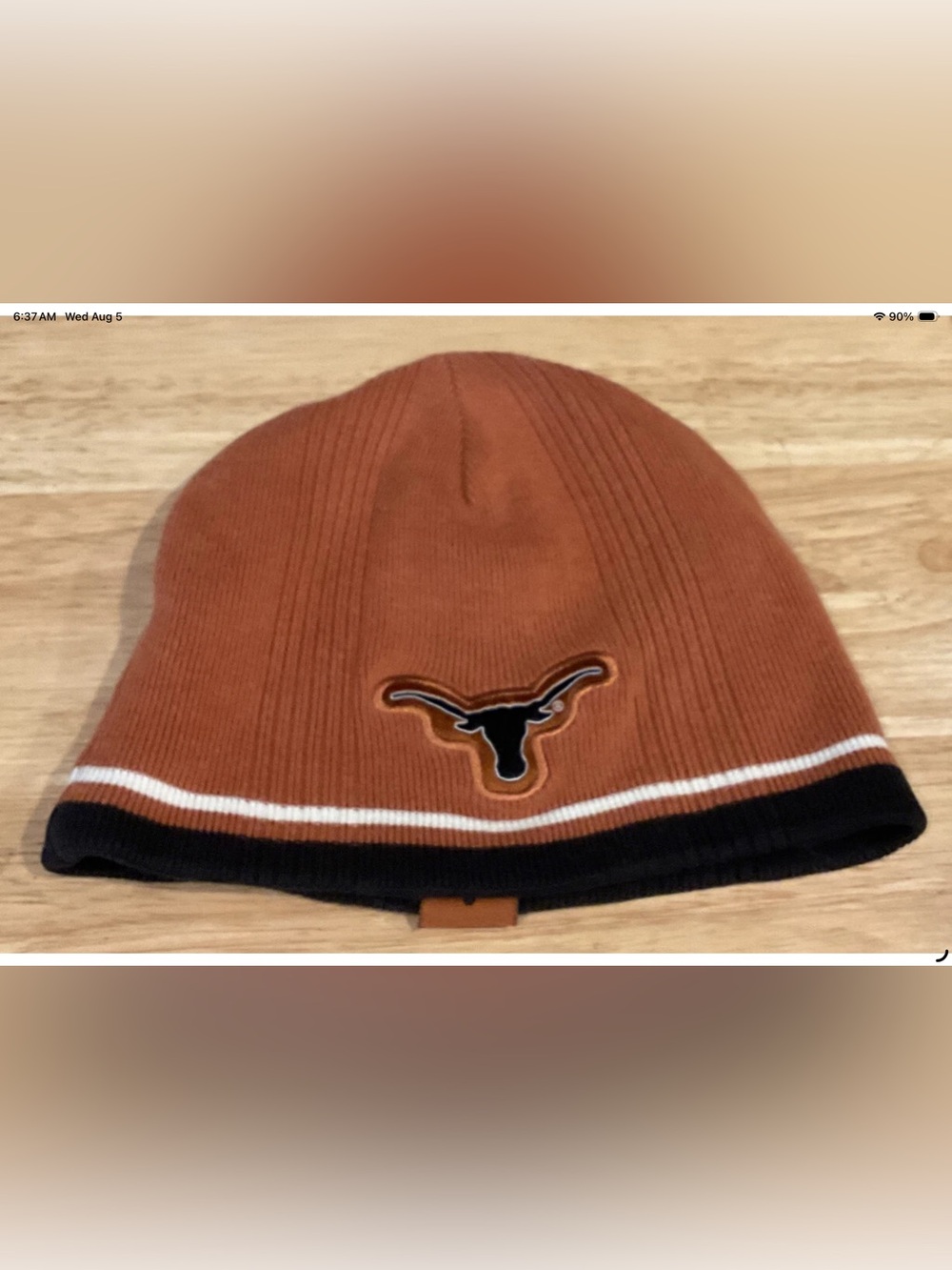 Texas Longhorns Champs Sport Brand Knit Hat Beanie Barely Worn
